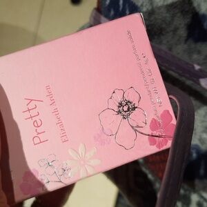 SOLID PARFUME Elizabeth Arden PRETTY LOCKET NECKLACE 30" CHAIN STAINLESS STEEL